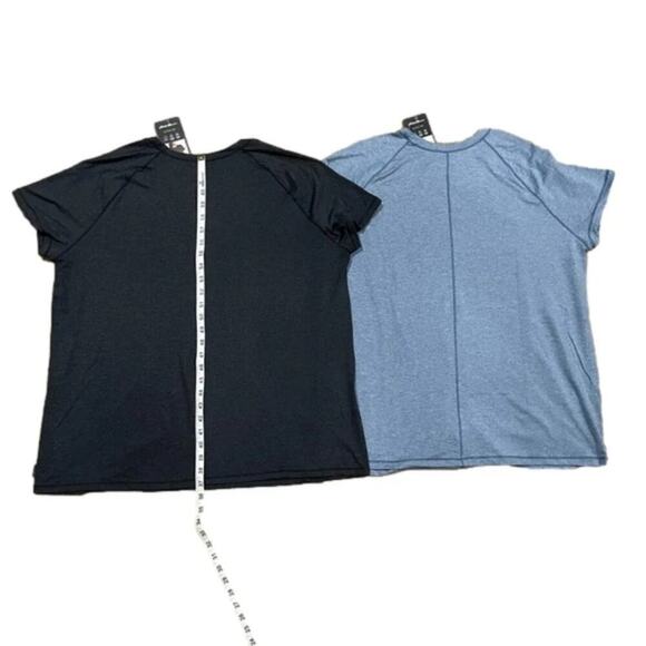 Eddie Bauer Women's Active Shirt Tee’s Size XL Black & Blue NWT - Picture 4 of 10